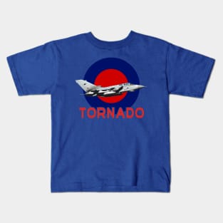 RAF Tornado in RAF roundel blue Kids T-Shirt